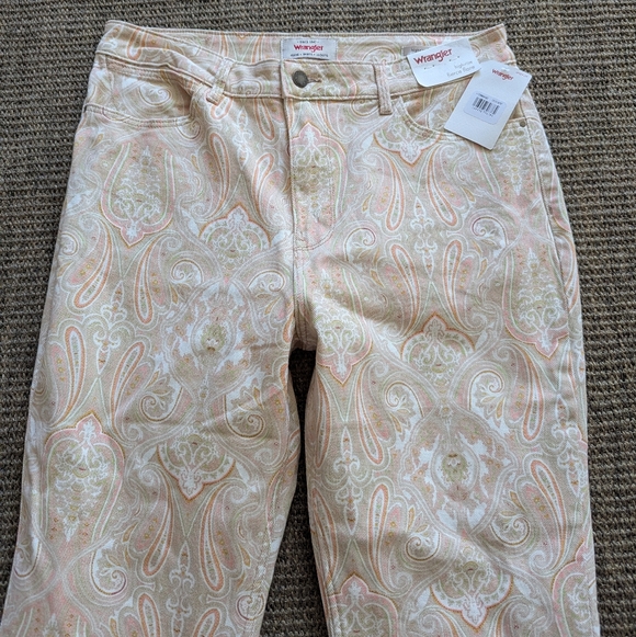 Wrangler High Rise Fierce Flare Paisley Jeans Women's 12/31x32 Lainey Country - Picture 4 of 10